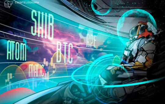 Top 5 cryptocurrencies to watch this week: BTC, SHIB, MATIC, ATOM, APE