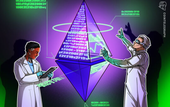 40%+ Ethereum PoS nodes are controlled by two addresses says Santiment data