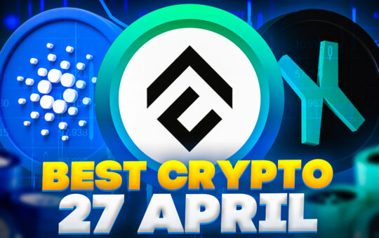 Best Crypto to Buy Now 27 April – MultiversX, Conflux, Cardano