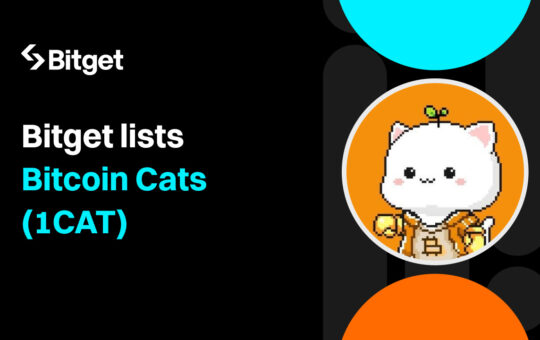 Bitget lists Bitcoin Cats(1CAT) GameFi project in the Innovation Zone