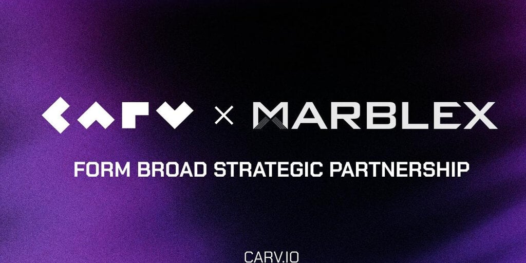 CARV and MARBLEX Partner to Deliver Data-Driven Web3 Gaming Experiences